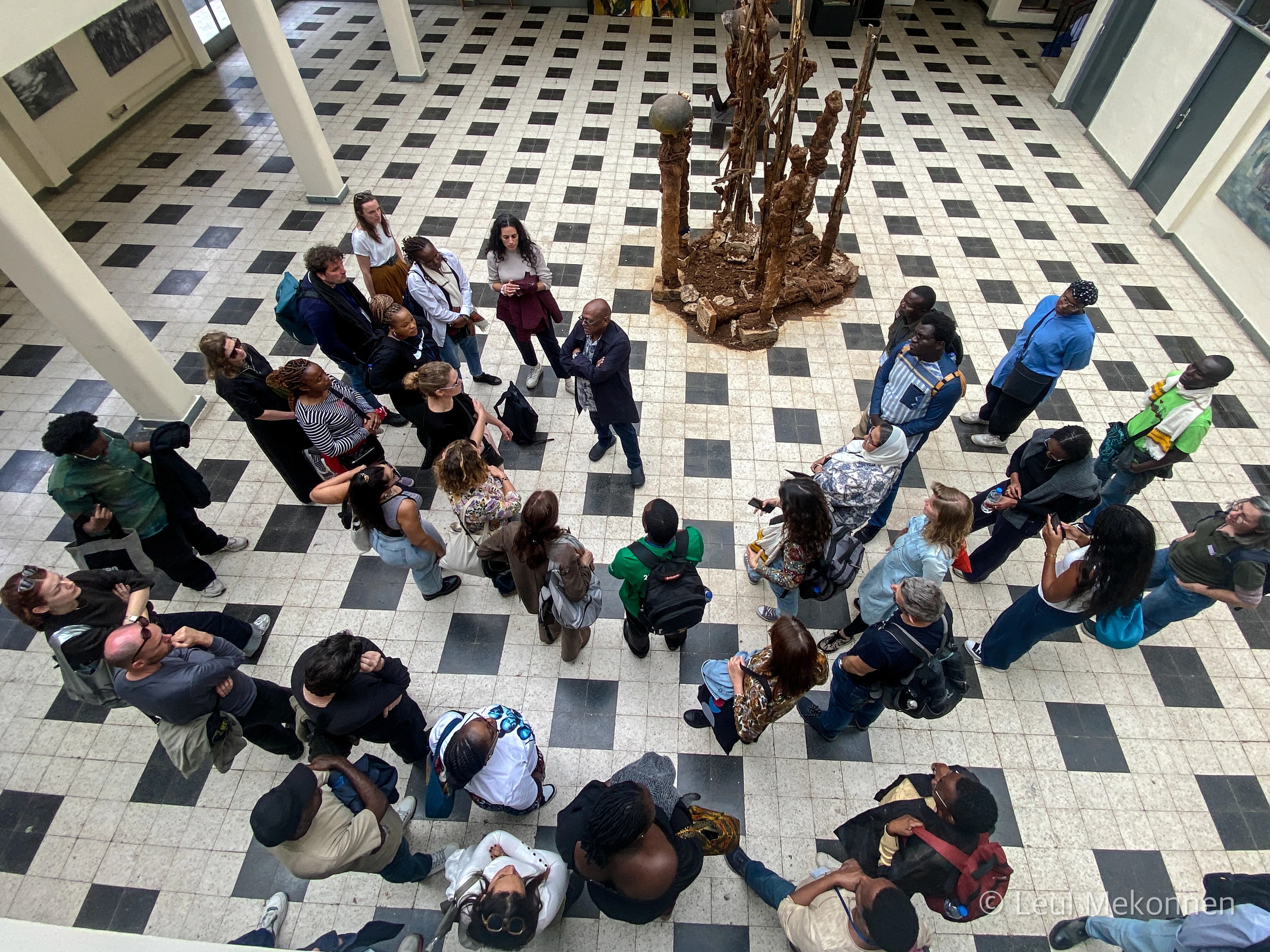 TheMuseumsLab | Leul Mekonnen in discussion at the National Museum