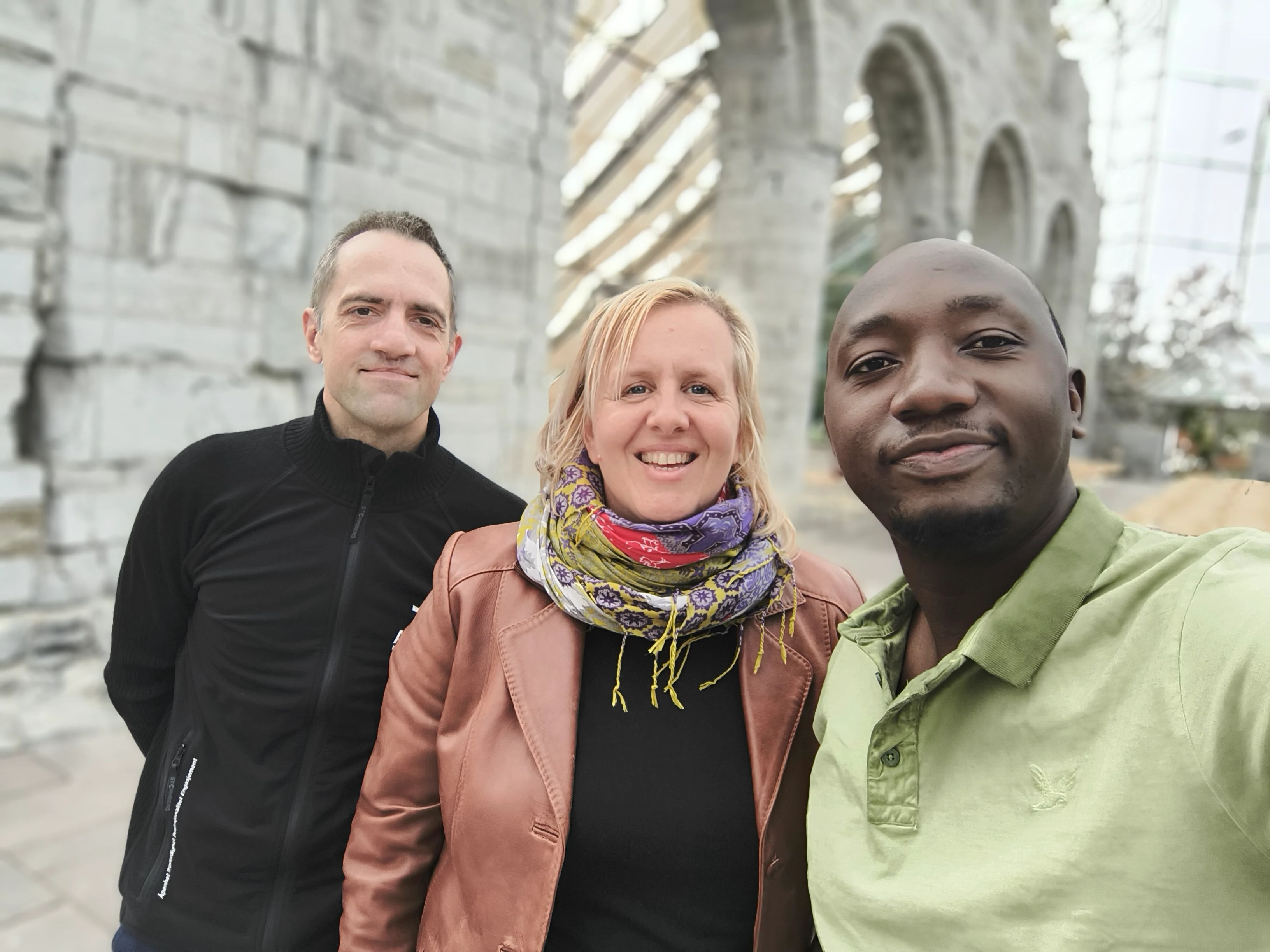 Self-portrait showing Panni, Aliguma and Sigurd Self-portrait showing Panni, Aliguma and Sigurd